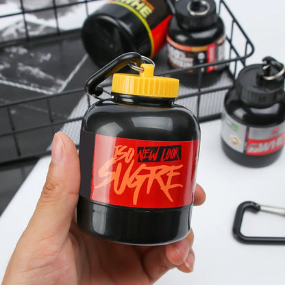 Single Serving Protein Powder Travel Bottle - Gym Bag Essentials