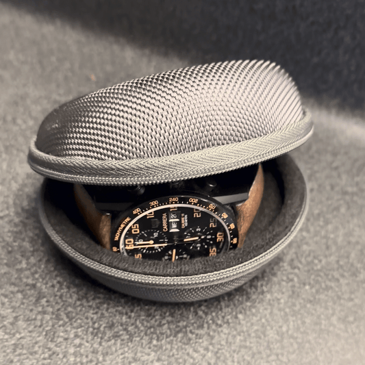 Single Watch Protective Waterproof Travel Storage Case - Gym Bag Essentials